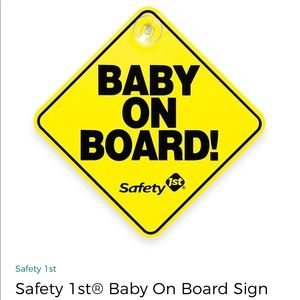 NWT Baby on Board Car Sign